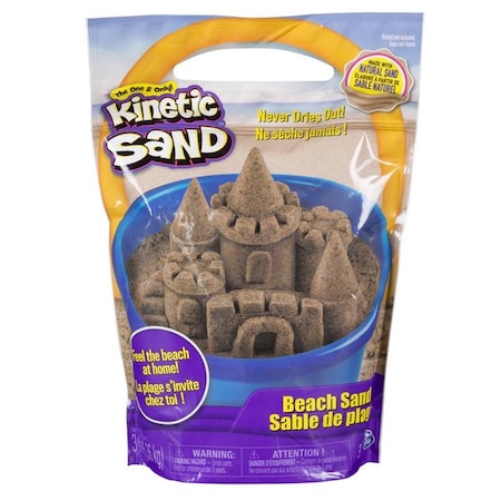 Kinetic Sand Spin Master Beach Sand, Natural 6049713